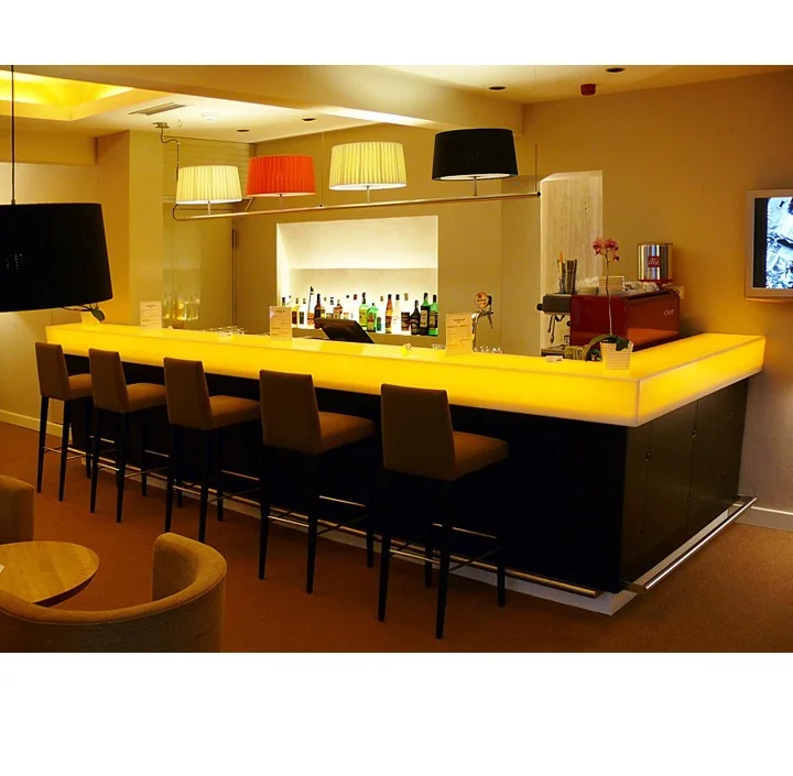 Modern Led bar Counter Black Home bar Counter bar Cabinet