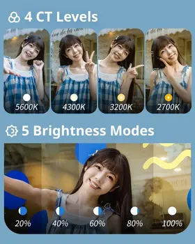SmallRig Magnetic Selfie Light for IPhone, Phone Light With a Mirror, Instant Attachment for MagSafe, for Selfies, Video product image