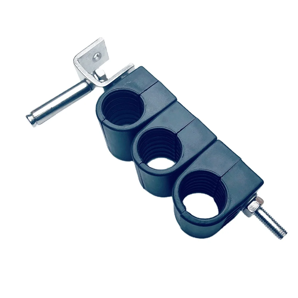 Wall attachment 7/8 three way feeder cable clamp,1/4 1/2 7/8 1-1/4 1-5/8 feeder cable clamp