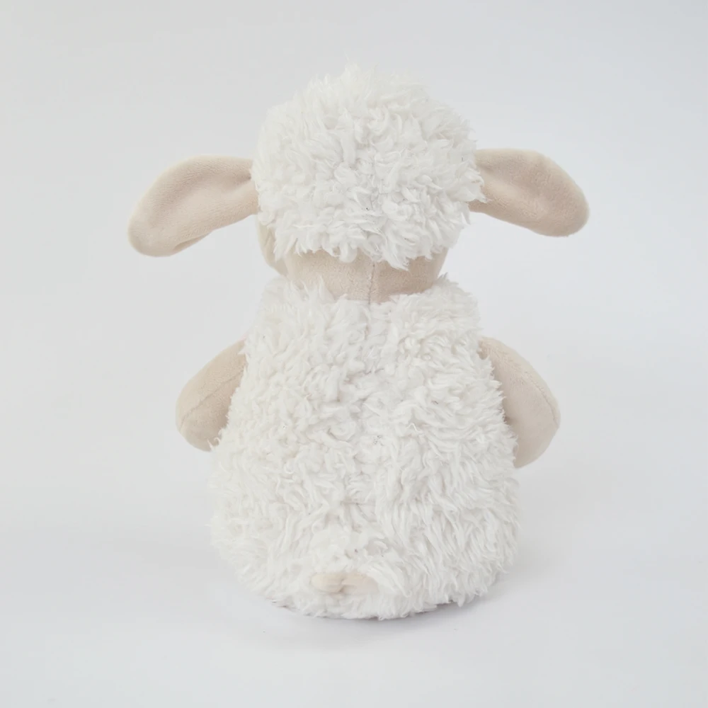 Customized Plush Stuffed White Sheep Toy With Pink Heart - Buy Plush 