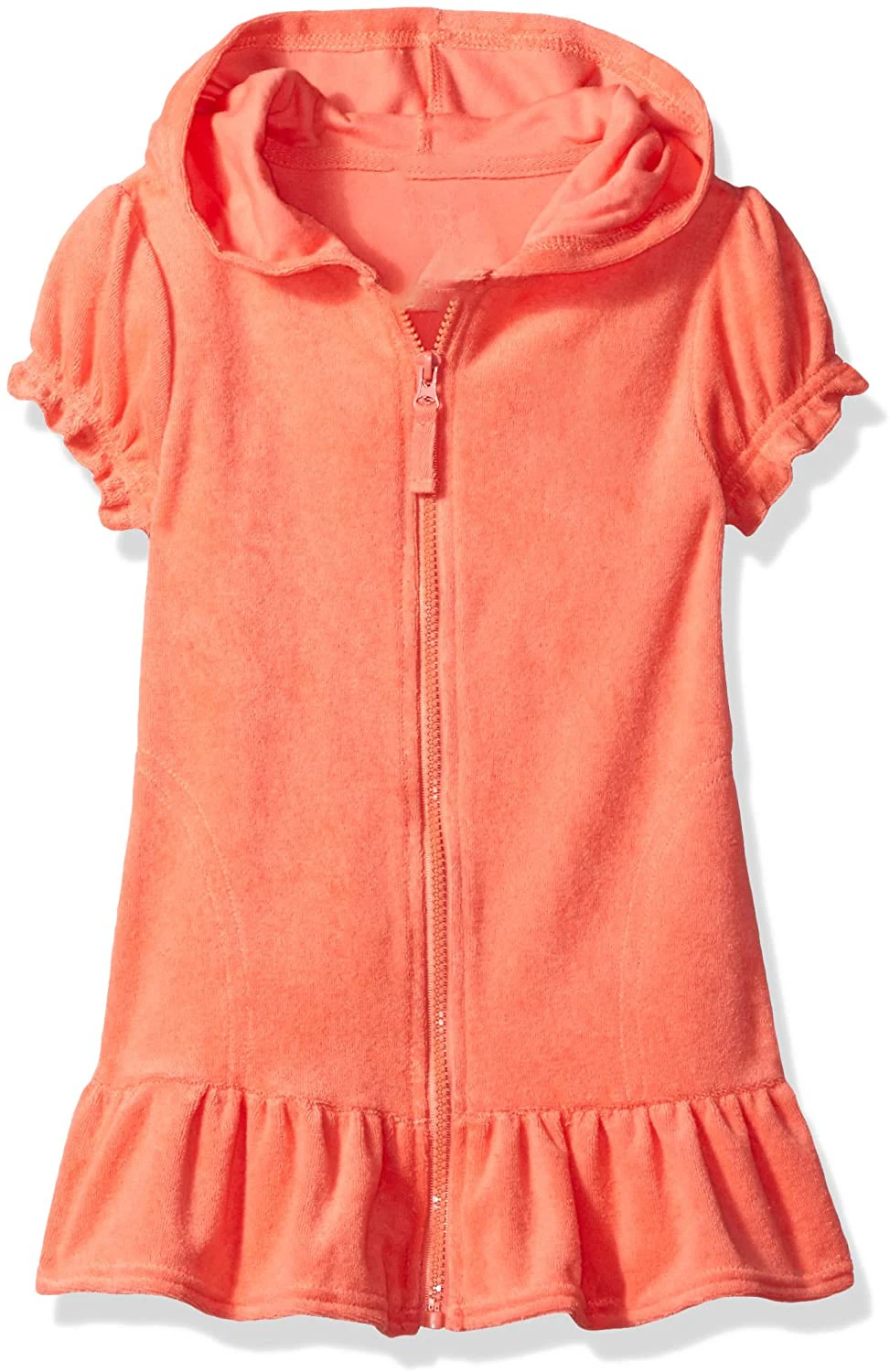 Toddler Girls' Hooded Terry Swim Cover Up Buy Girls Swim Coverups