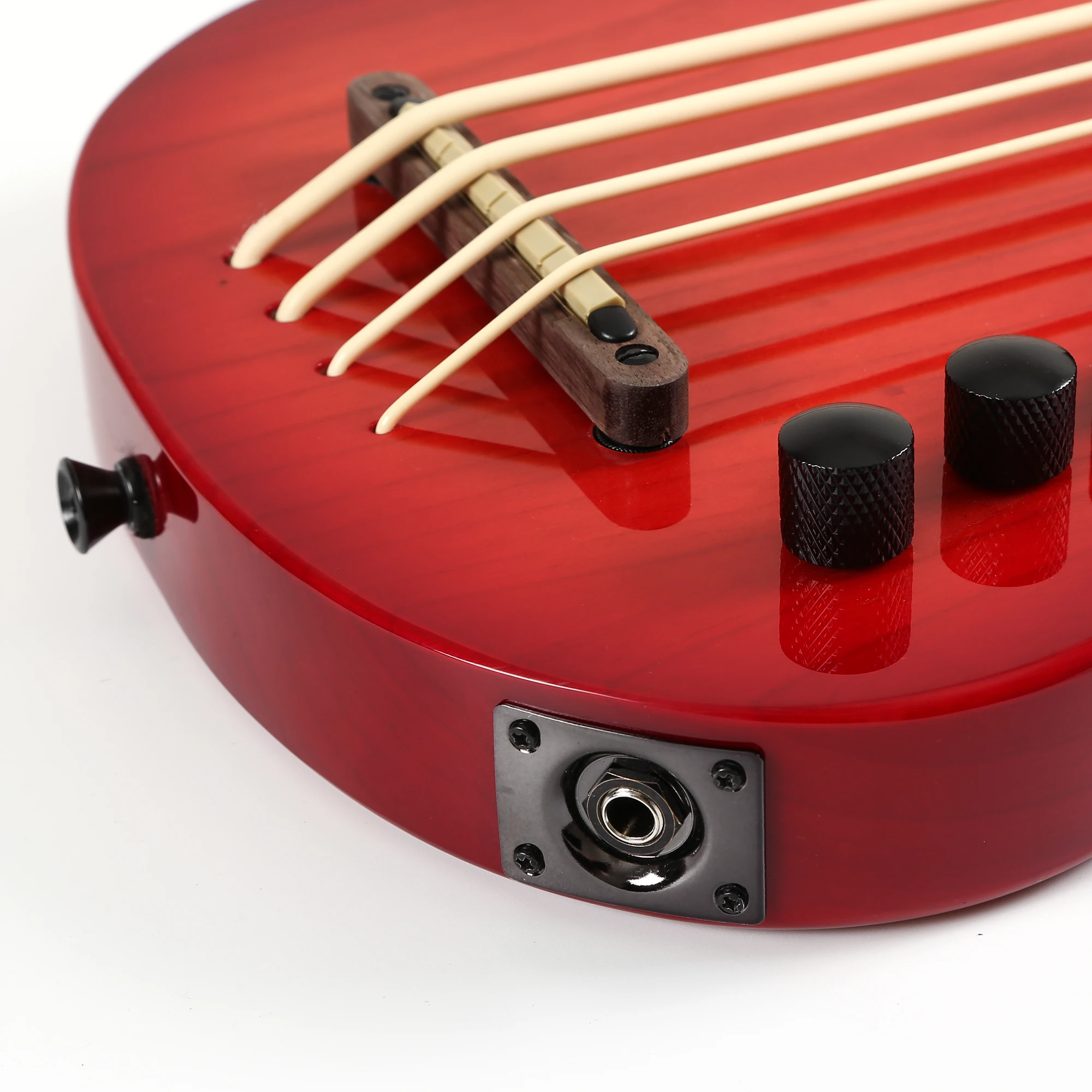 MiNi 4string ukulele electric bass with red color MiNi 4string ukulele electric bass with red color