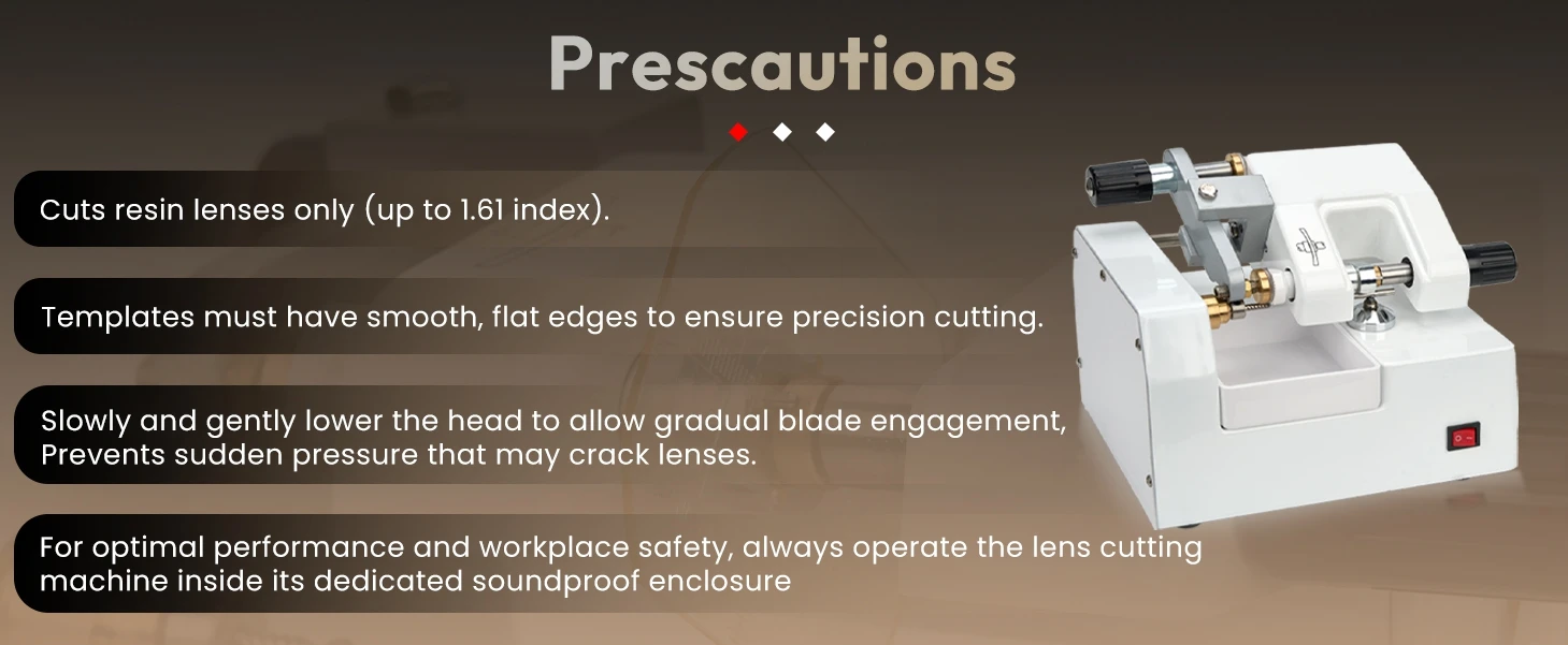 CP-4A Optical Glasses Equipment Automatic Eyeglasses Lens Cutting Cutter Edger Machine