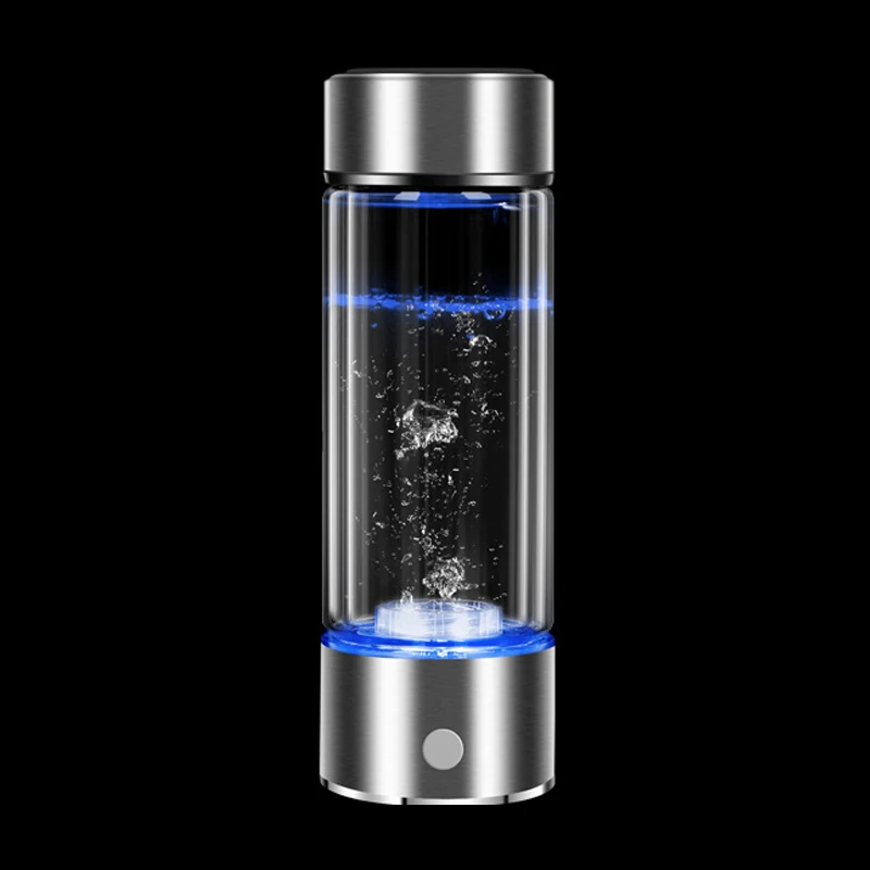 Hotsale 400ML SPE PEM LED Portable No Residual Chlorine Ozone Rich Hydrogen Generator Water Ionizer Bottle