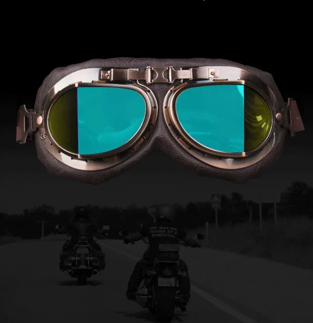 New goggles Motorcycle riding goggles vintage glasses for sand kart