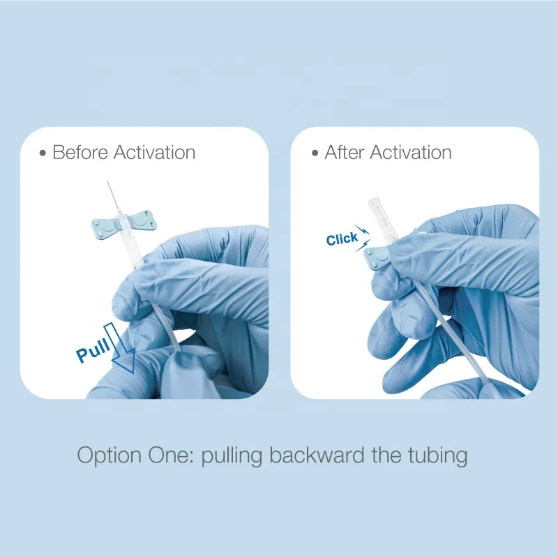 Disposable Safety Winged Blood Collection Set with Luer Adapter ...