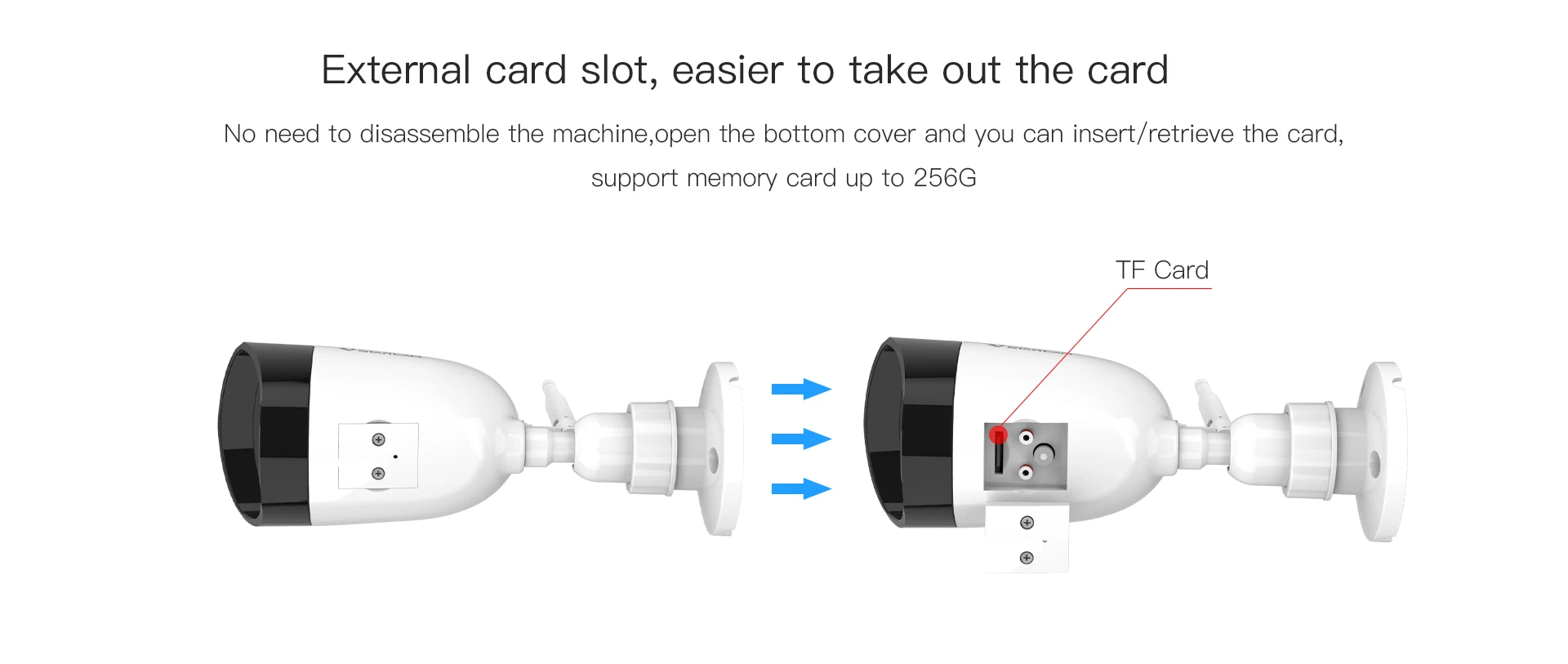 VSTARCAM CS55 HD Cctv Camera Network Wifi Waterproof IP67 Wireless Bullet IP Camera Motion Detection Two Way Talk for Outdoor