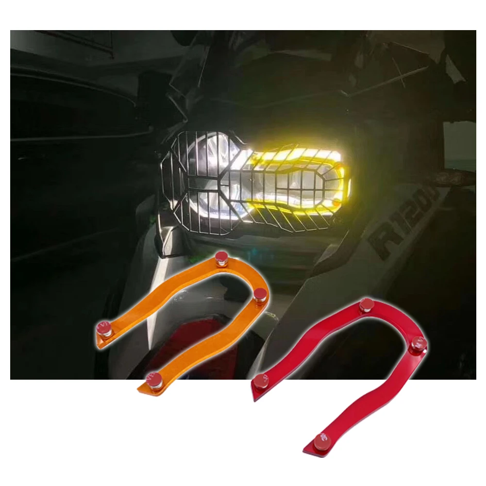 Factory direct sales Motorcycle Headlight DRL Color-changed magnetic amber/yellow/red cover For BMW R1200GS R1250GS LC Adventure