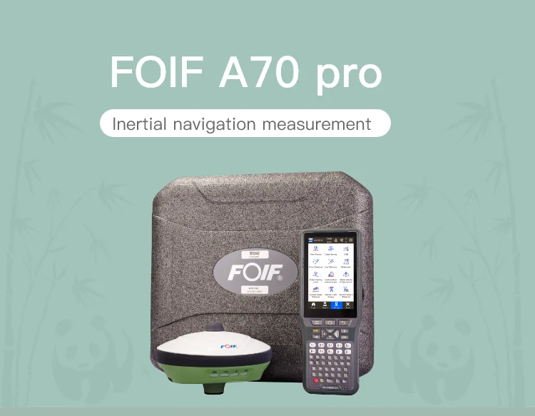 Surveying Instrument GPS RTK Base and Rover FOIF A70 PRO 800Channels GNSS GPSS RTK RECEIVER