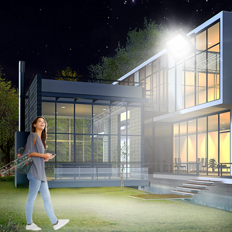 ALLTOP Waterproof Ip67 Outdoor 25w 40w 60w 100w 200w 300w Aluminum Led Solar Flood Lamp