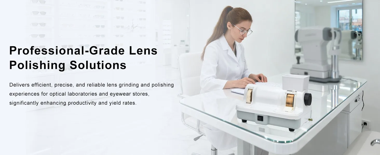 LY-5D-35WV Optical Glasses Equipment Lens Grinding Machine Manual Hand Lens Edger