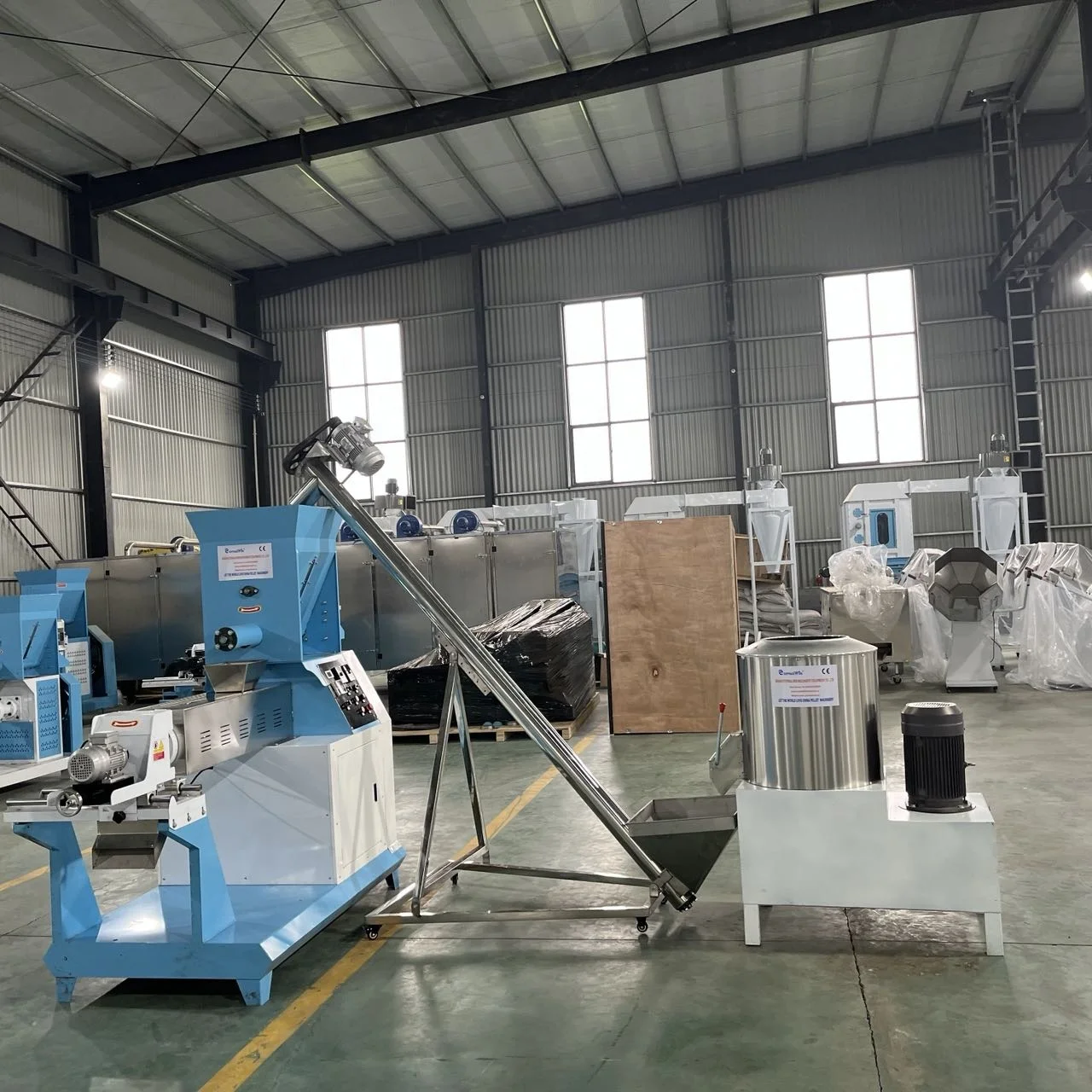 Full Automatic Big Output Scale Puff Corn Extruded Machine Snack Ball Making Machine