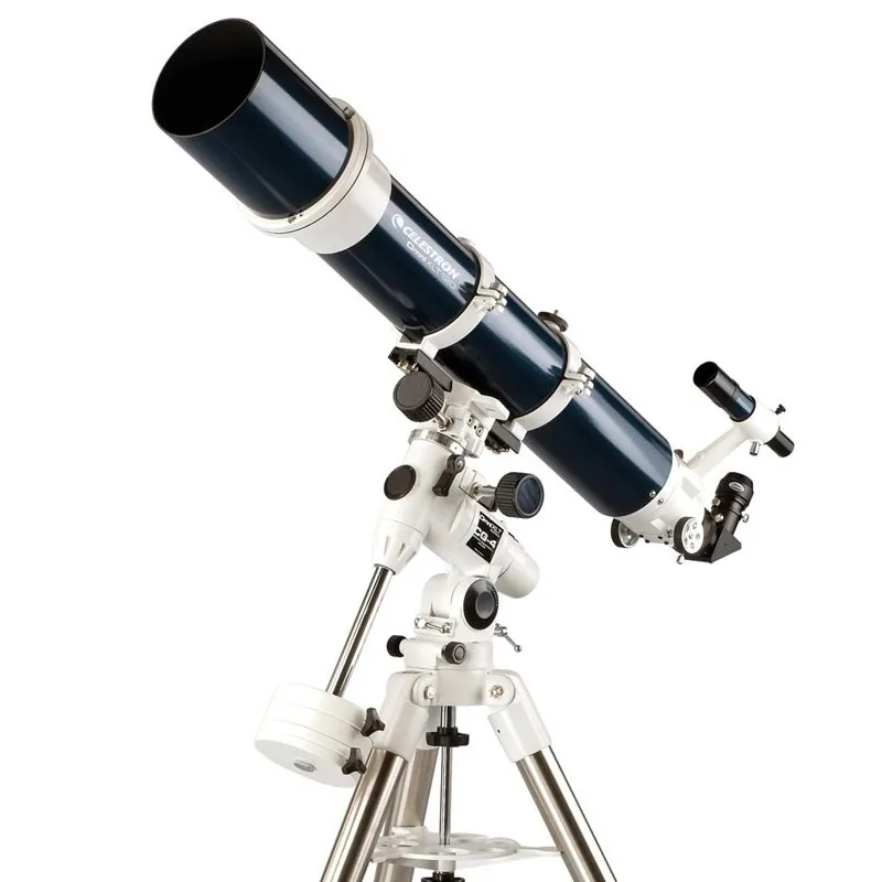 Omni XLT 120 Refractor Astronomical Telescope CG-4 Equatorial Mount and 1.75-inch Stainless Tripod