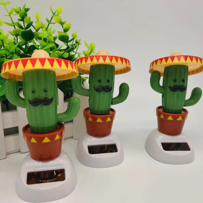 Упаковка с логотипом на заказ, танцевальные игрушки на солнечной батарее, танцевальные игрушки для автомобиля, окон, детское внутреннее украшение