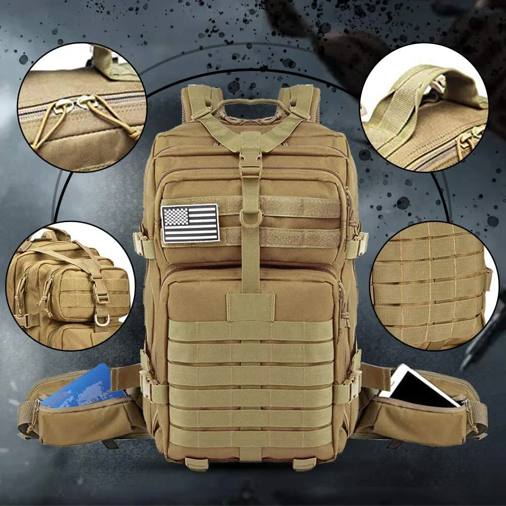 Train a Medium Pack Train the Assault Pack Camping Hiking Backpack Escape Camouflage Backpack