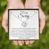 Card + Gold Necklace Black box