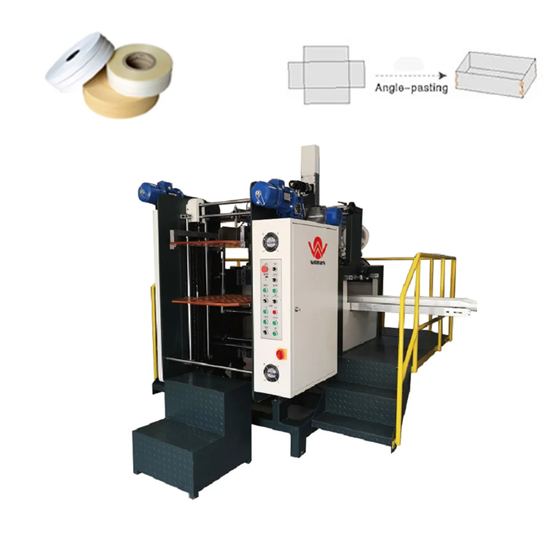 Wellmark Hot Melt Kraft Paper Tape for Rigid Box Sealing