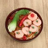 Fideos con Camarones y Verduras