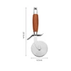 Cuchillo para pizza blanco S