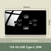 US-USB C 20W-Negro