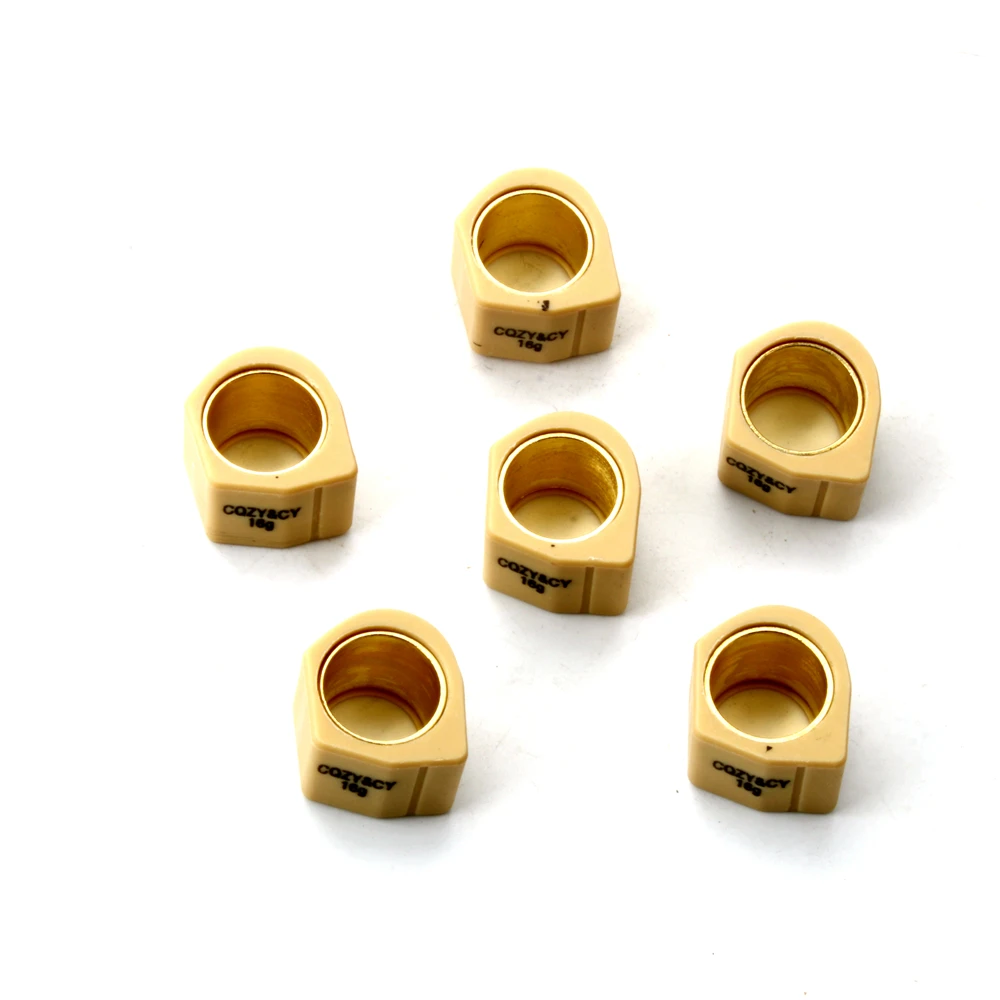 6PC Racing XCiting400 Quality Roller Weights 25x20mm for XCiting I ABS 400cc Scooter Engine Parts 22121LKF5305