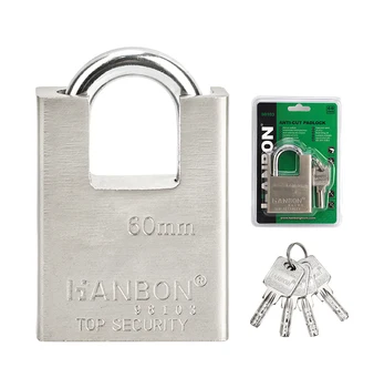 Safety Padlocks Chrome Plating Half Pack Pad Lock Wholesale OEM
