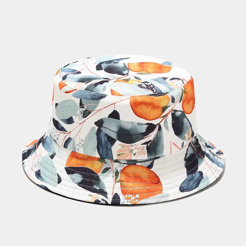 Newly Fruit Persimmon Pattern Bucket 