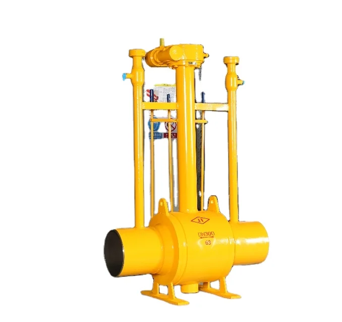 Dual Release Handle Fully Welded Gas Ball Valve Buried Manual Heat Pipe Heating Stainless Steel Carbon Steel OEM Customizable