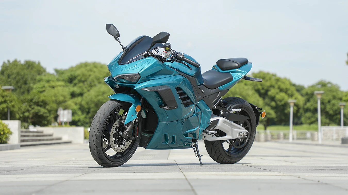 15000w Water-Cooling System Racing Electric Motorcycle
