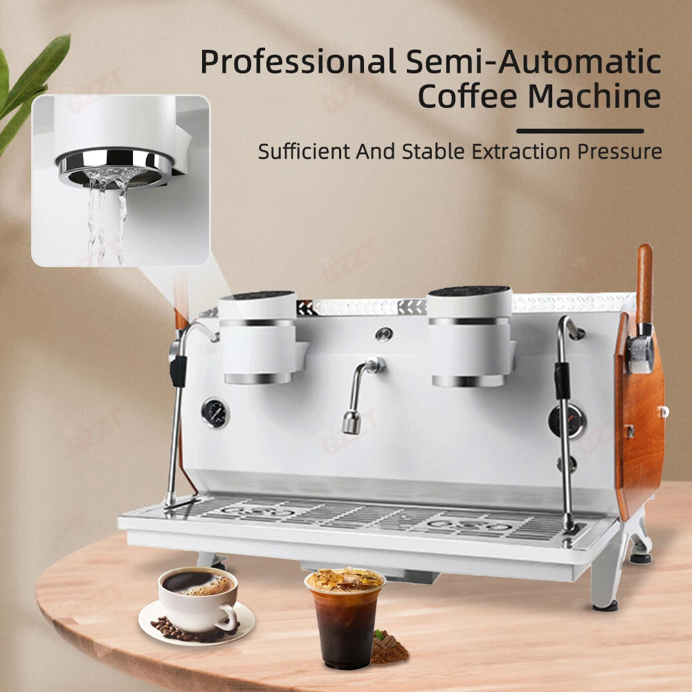 American Imported Water Pump Double Groups Espresso Machine