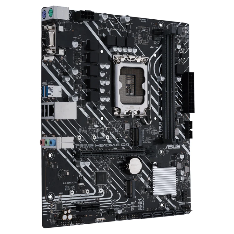 A.SUS PRIME H610M-E D4中古MATXゲーミングマザーボード、DDR4