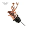 07C Cerf porte-bonheur en or rose