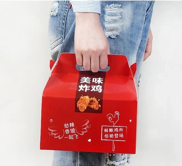 Wholesale Customized Printed Fried French Chips Paper Box Restaurant Roast  Chicken Kfc Fast Food Packaging - China Food Packaging, Hamburger Boxes