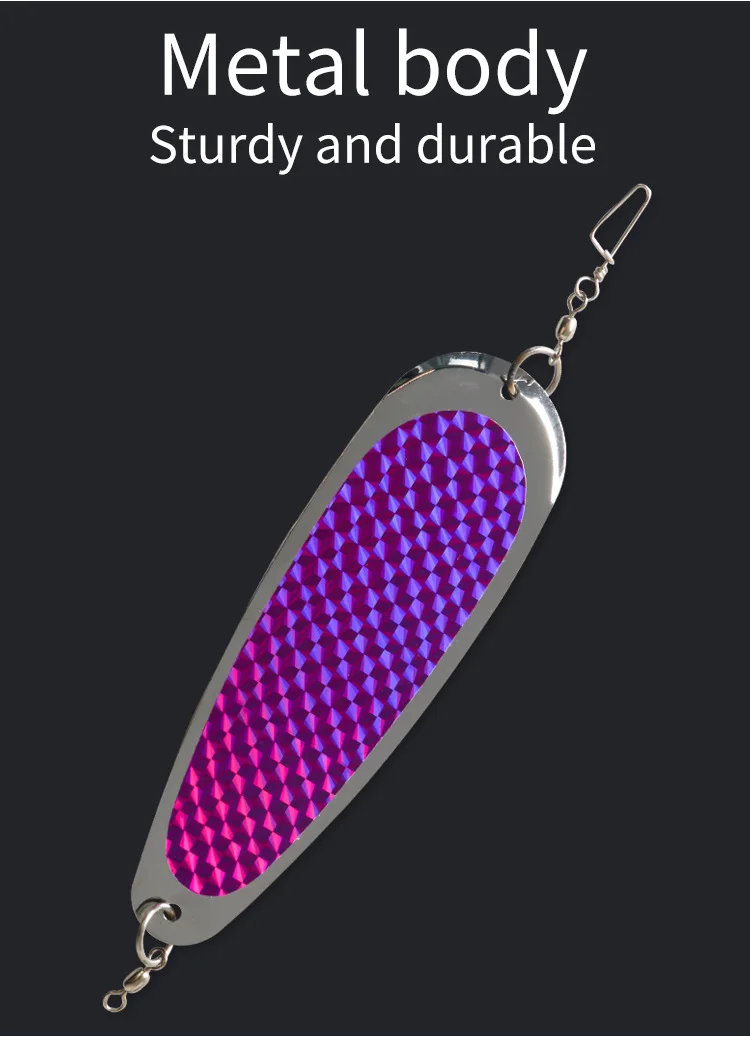 5.5inch 32g Fishing Metal Flasher Salmon Trolling Blades Dodger Flasher