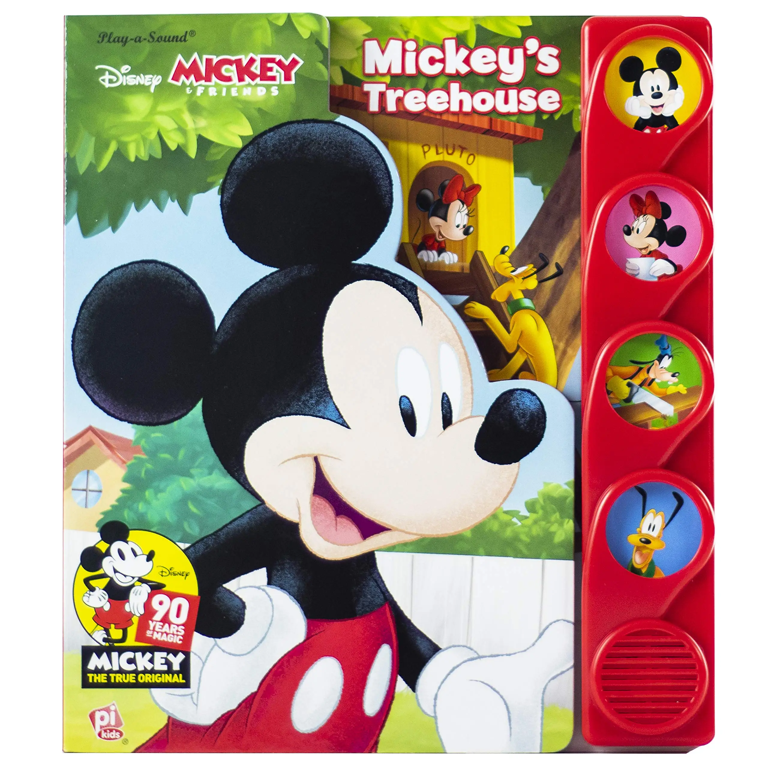 Factory Custom 4-Button English Activity Book for Kids Cartoon Figure Book Sound Printed Offset Hard Cover Made Cardboard Paper