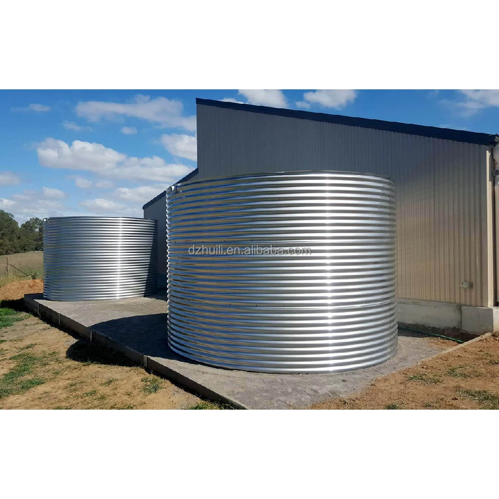 5000 Gallon Corrugated Water Tank Prices Bolted Galvanized Steel - Main Image