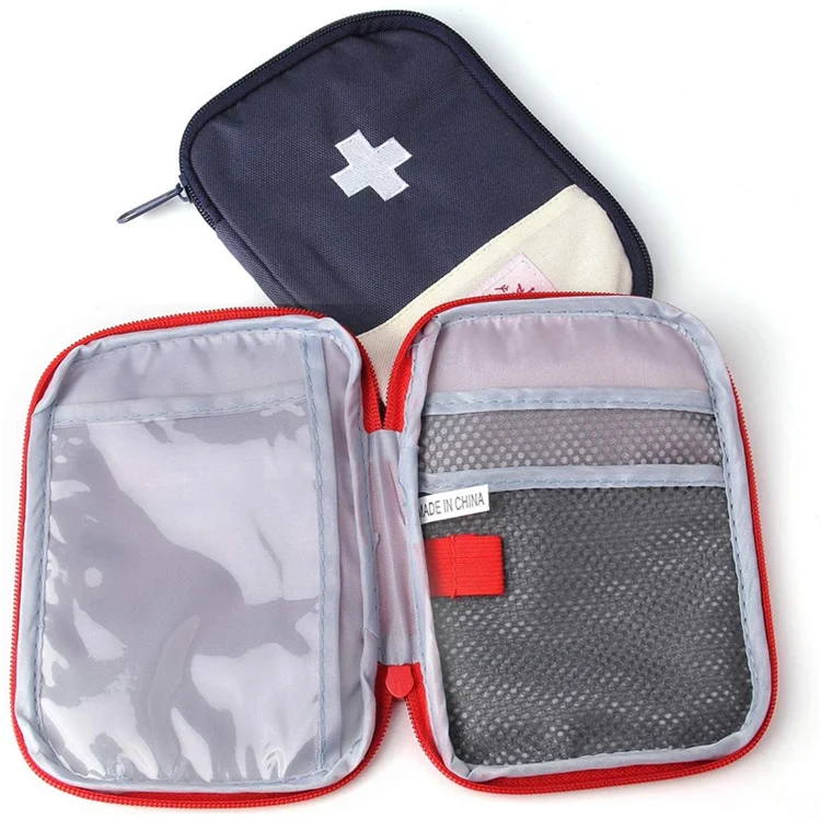 
 Пустая аптечка, портативная медицинская мини-сумка, многофункциональный аварийный набор для кемпинга и пешего туризма, чехол для хранения лекарств  