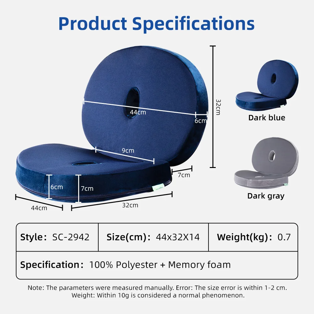 Wholesale Travel Pillow Memory Foam Square Neck Pillow Comfortable Bre - product detail 2