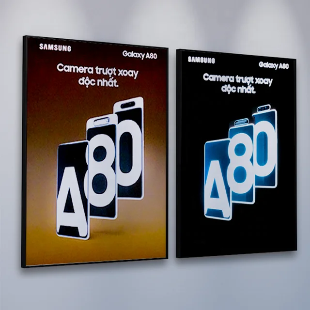 High Quality Light-Up EL Posters,Customized Color EL Posters Electro Luminescent Panel