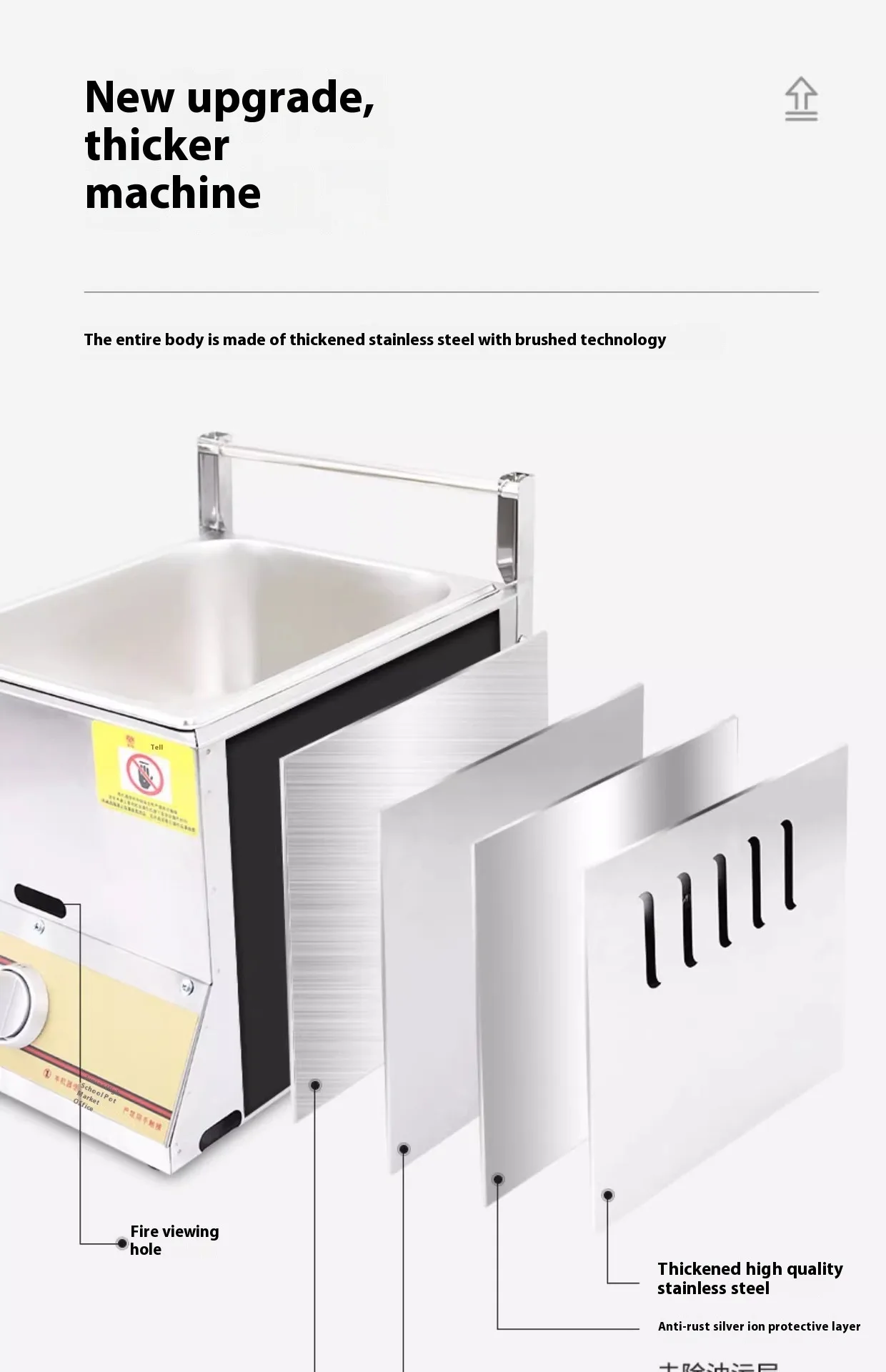 Gas Fryer 12L Double Cylinder Gas Fryer Chicken Chips Fryer Tank Stainless Steel GC Provided Energy Saving Burner