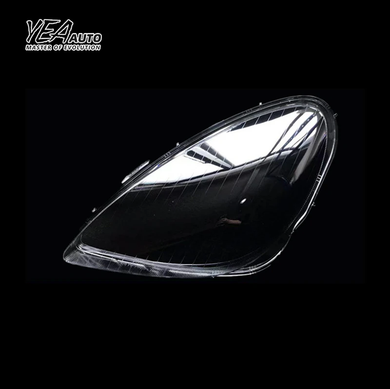 product yea auto car headlight glass pc lampshade cover lens for mercedes benz slk 280 300 350 headlamp glass shade lens cover 2004 2010-36