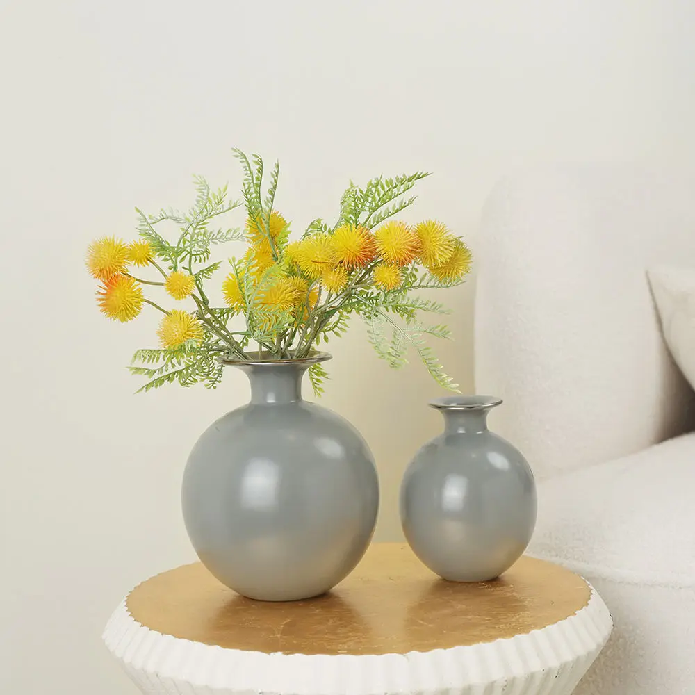 Modern House Design Decorative Vase Round Shape Home Decor Vase Vintage