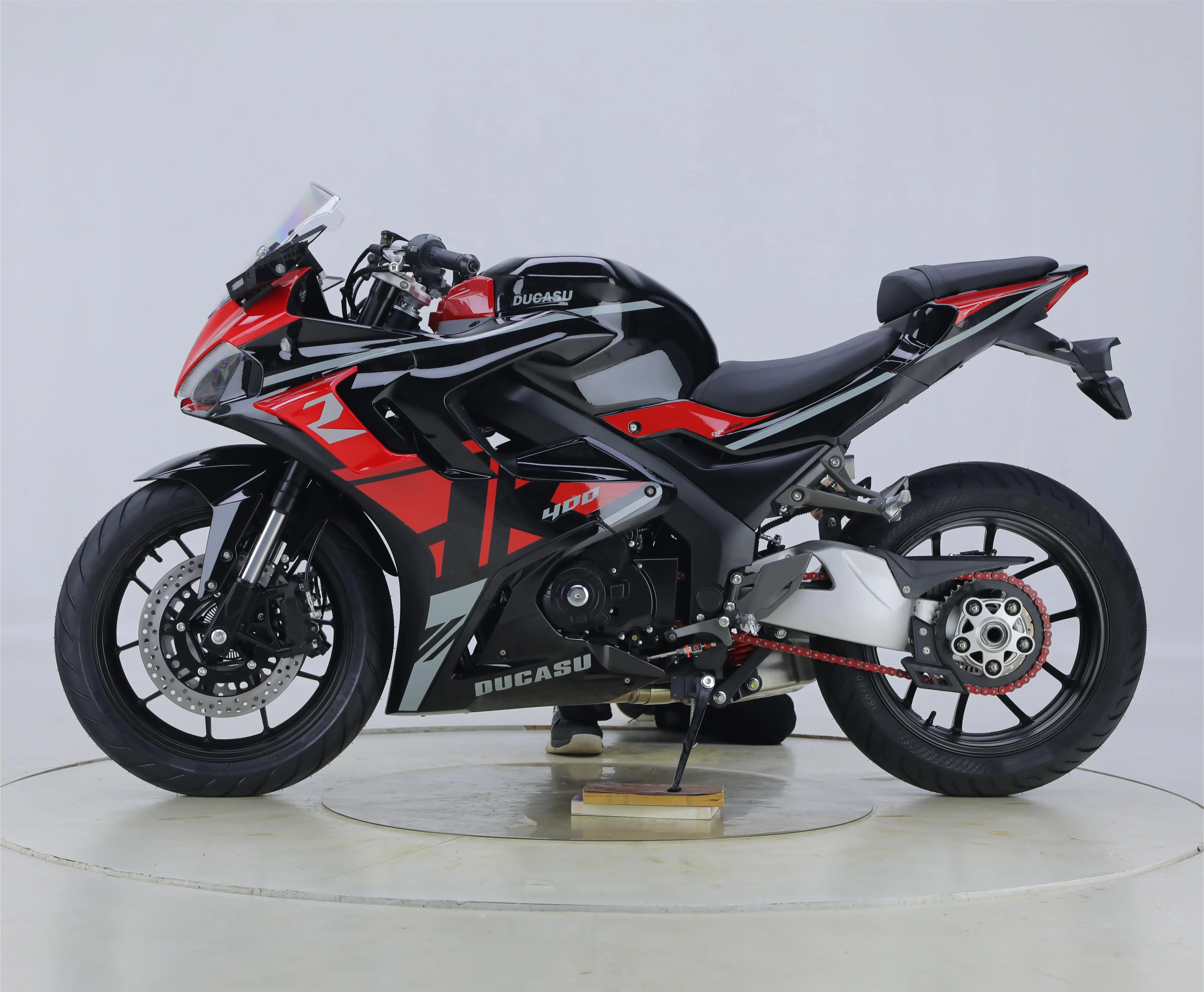Racing Gasoline Motorcycle New Model 400cc with Air Cooling Engine TFT ...