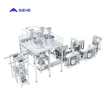 Potting Adhesive Industrial High Viscosity Production Line Double Planetary Dispersing Mixer Automatic Complete Production Line