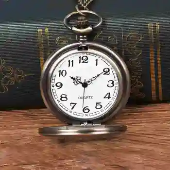 Hot sale pocket watch, leaves flower pocket watches vintage glass and flip pocket watch for Christmas Gift