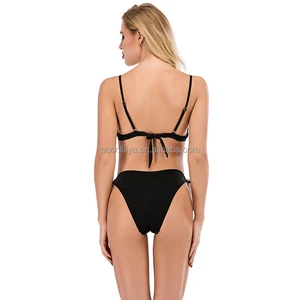 Modern Cute Design High Quality 18 Teen Open Hot Sexy Young Girl Micro Bikini Padded Push up Sling Swimwear