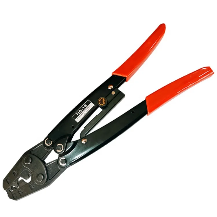HS-03B AWG16-10 Non Insulated Wire Ternimal Plier Crimper 1.5-6.0mm² 