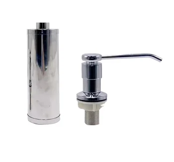 Modern Look stainless steel liquid soap dispenser bottle kitchen faucet soap dispenser soap dispenser set