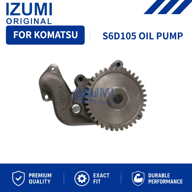 IZUMI ORIGINAL S6D105 6136-52-1100 Oil Pump diesel engine parts for Komatsu