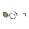 C3 Black Gold Frame Blue Light Blocking Turn Green